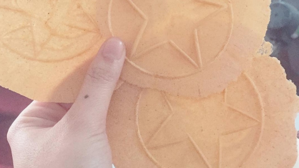 đồ ăn tuổi thơ - bánh đa quế