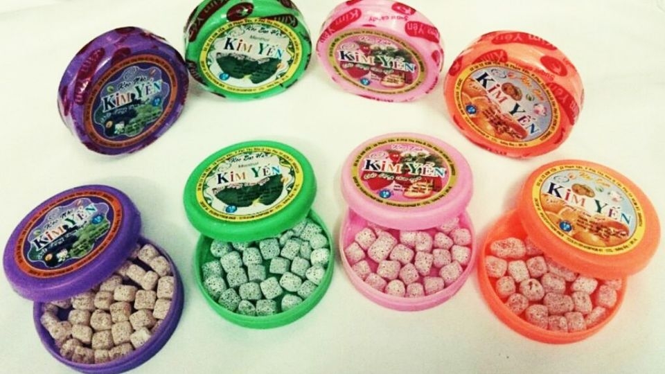 đồ ăn tuổi thơ - kẹo dẻo trái cây