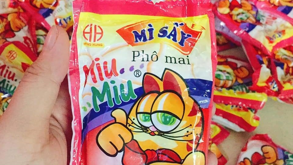 đồ ăn tuổi thơ - mì trẻ em