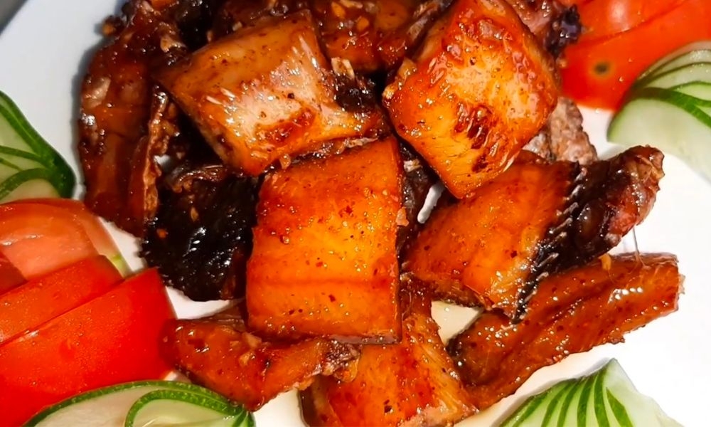 khô cá lóc chiên nước mắm chuẩn vị