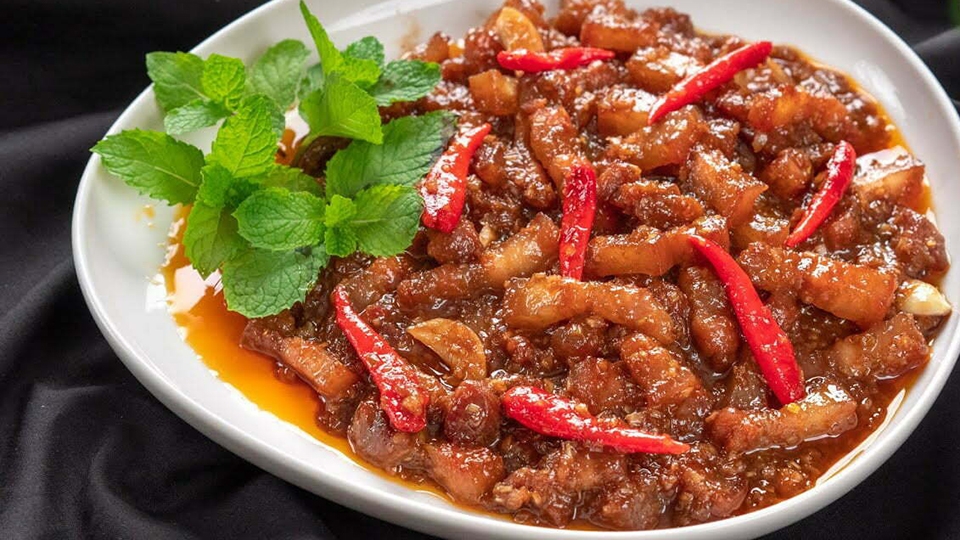 thịt kho mắm ruốc (cách 2)