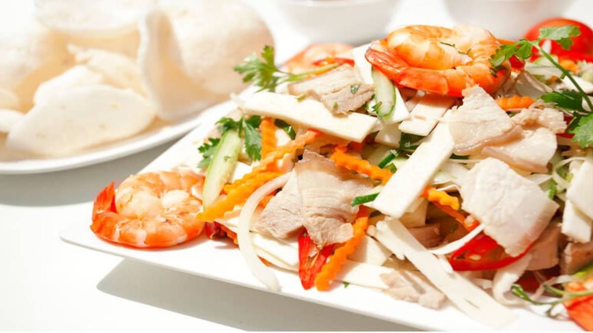 Gỏi củ hủ dừa 