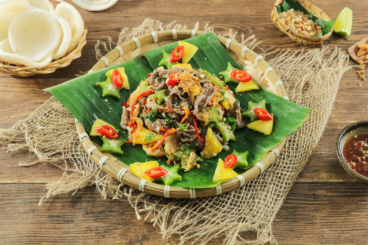 Gỏi bò bóp thấu