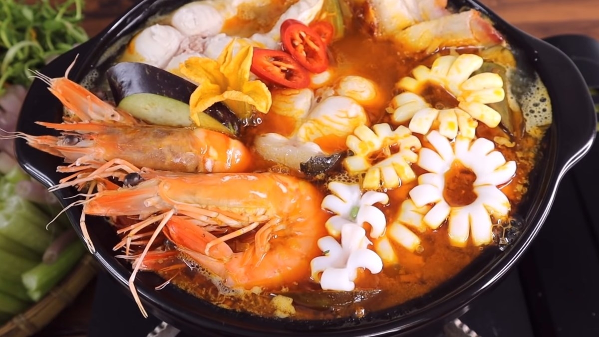 Thành phẩm lẩu mắm
