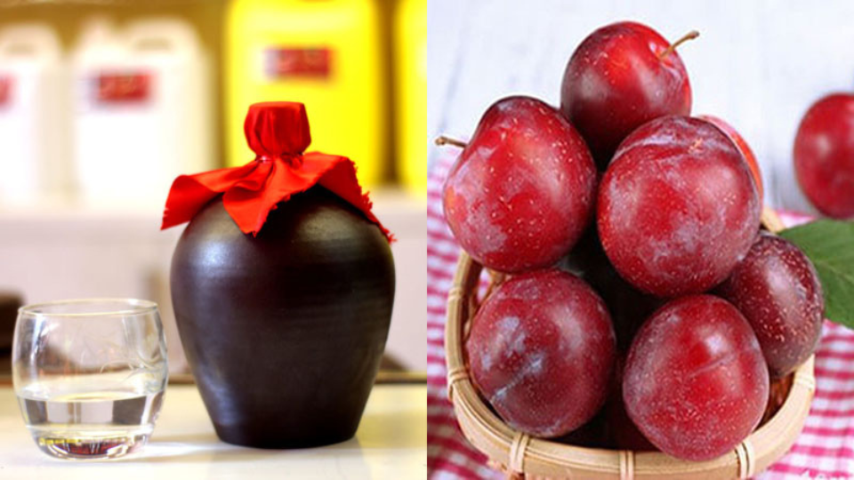 Cách chọn rượu để ngâm rượu mận