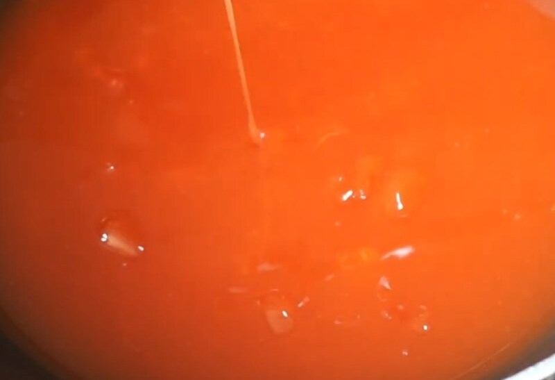 Cất hỗn hợp dưa hấu vào tủ lạnh