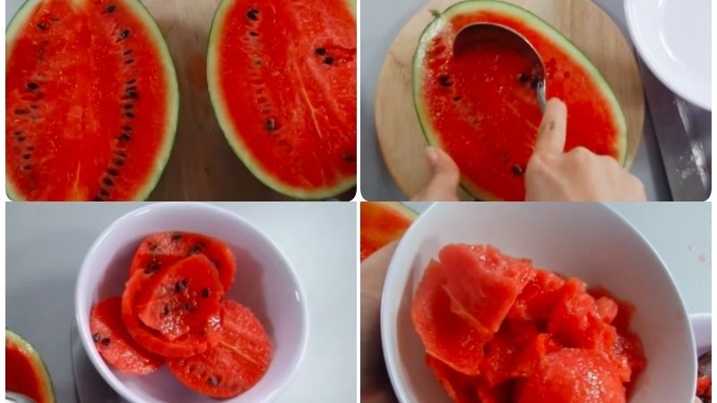 Nạo thịt dưa hấu