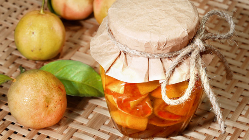 Sơ chế nguyên liệu làm chanh đào mật ong (cách 2)