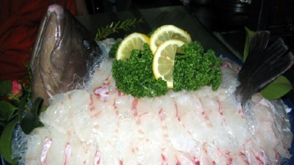 Gỏi cá song tươi mới mà thơm mát