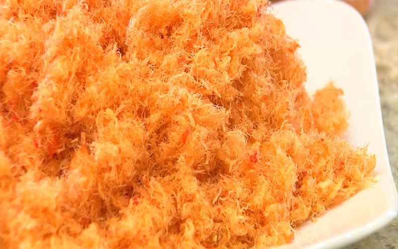 cách làm ruốc tôm ngon 5