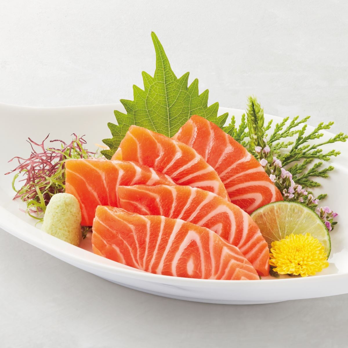 Một số lưu ý khi trình bày sashimi cá hồi