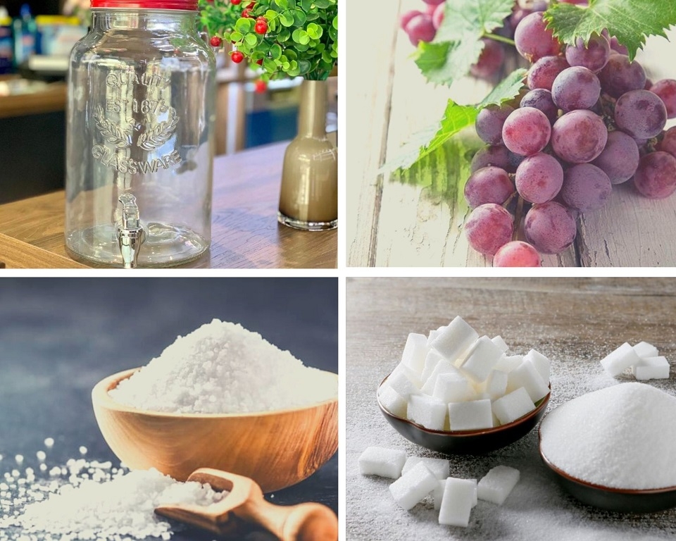 Nguyên liệu làm rượu nho
