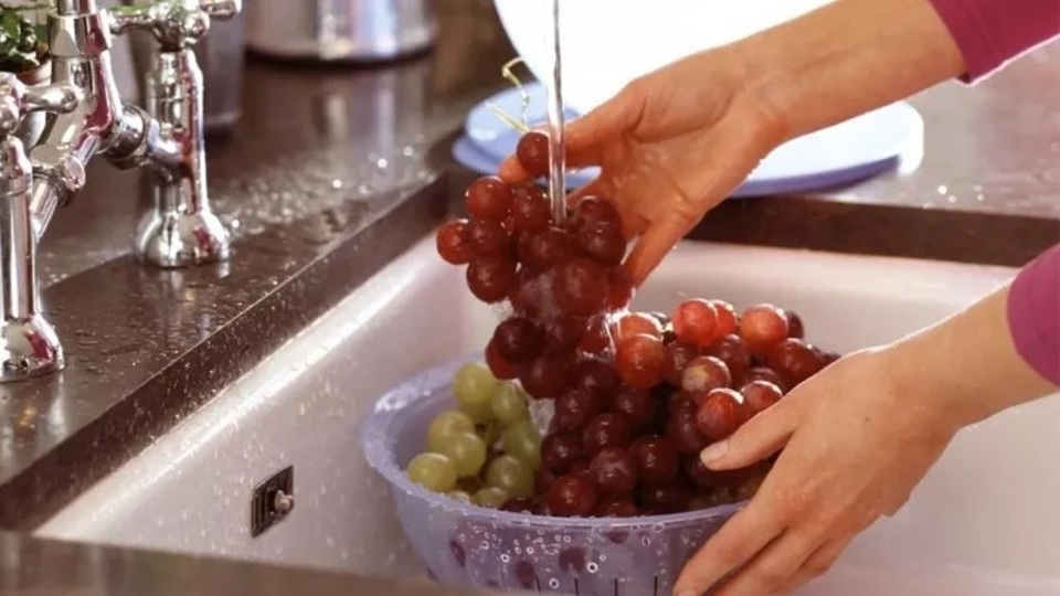 Sơ chế nho làm rượu