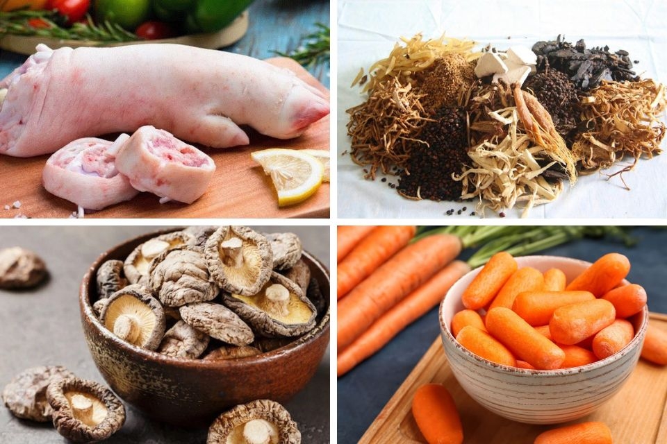 Chân giò hầm thuốc bắc 1