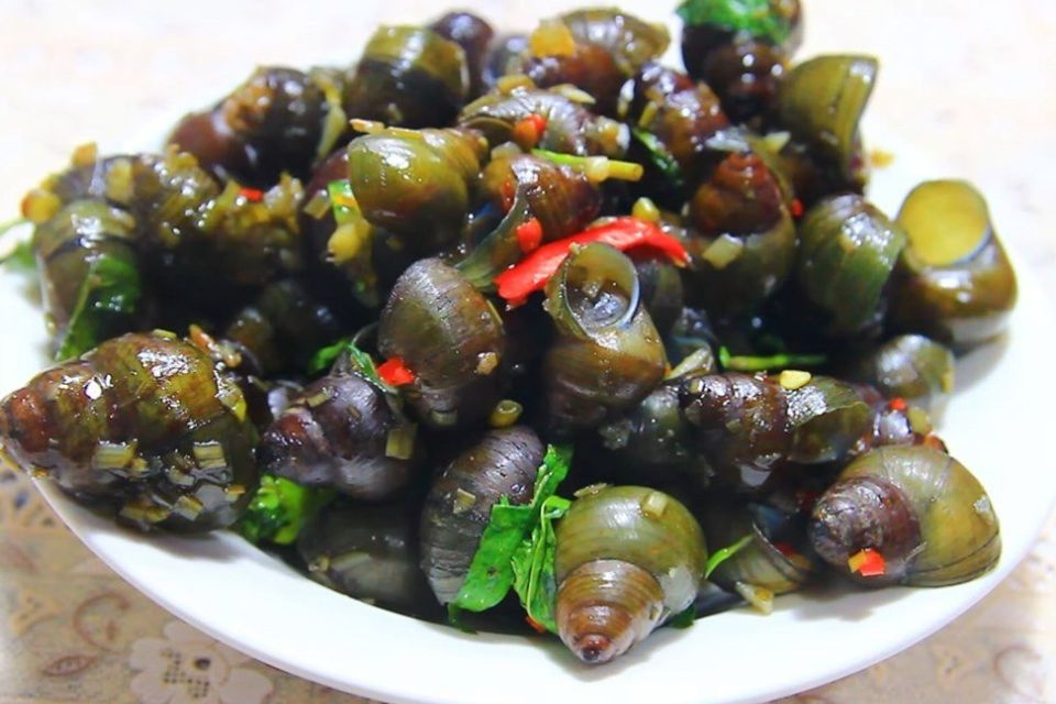 Ốc xào sả ớt 5