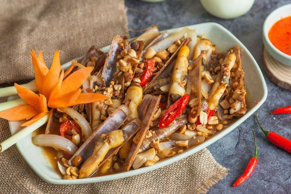 Ốc xào sả ớt 8