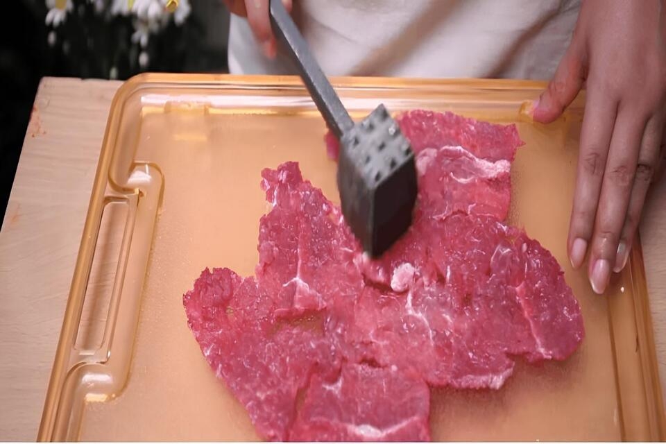 Sơ chế thịt bò