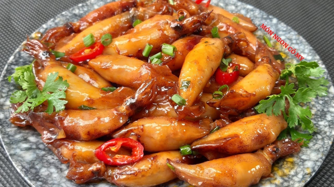 Nấu mực chiên nước mắm giòn dai, chuẩn vị như ngoài hàng 7