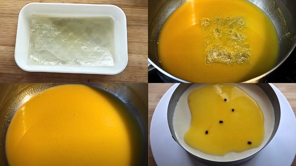 cách làm bánh Mousse chanh dây 15