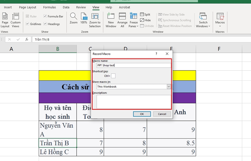 Macro Excel - Ảnh 03