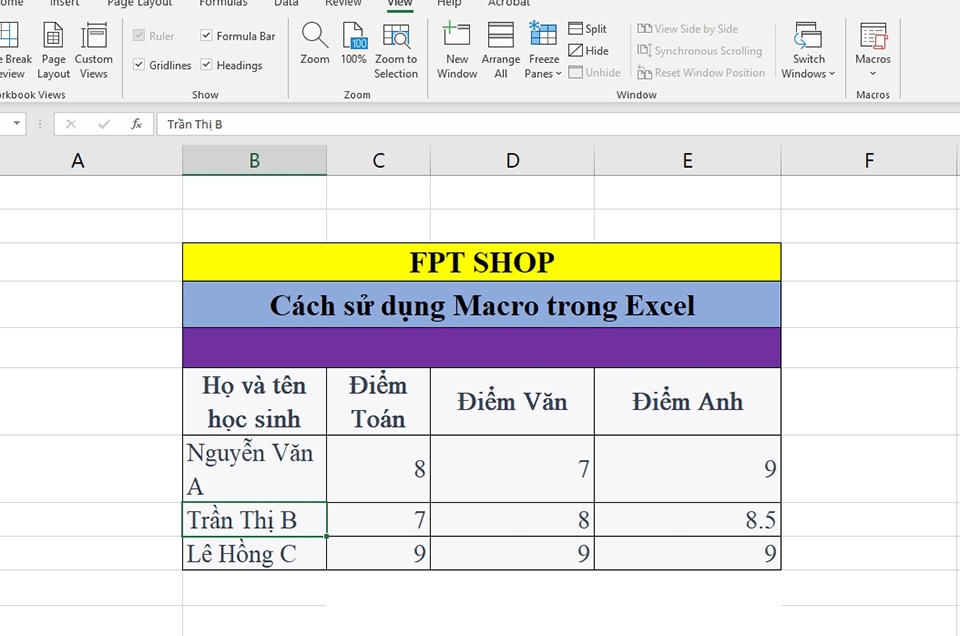 Macro Excel - Ảnh 06