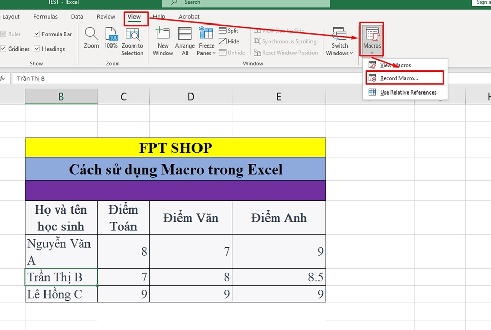 Macro Excel - Ảnh 07