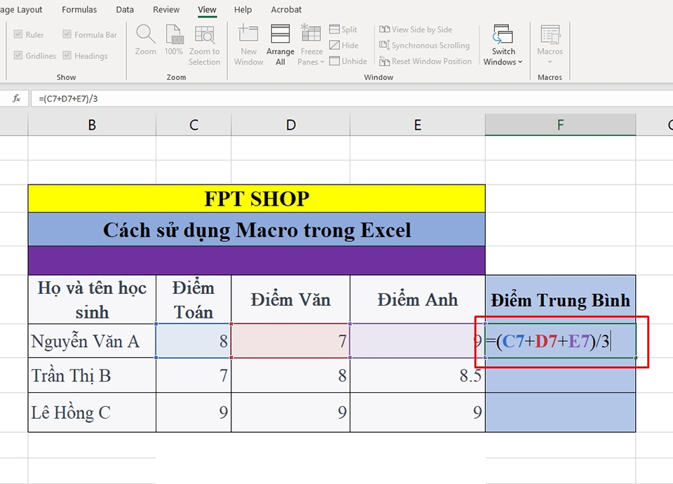 Macro Excel - Ảnh 09