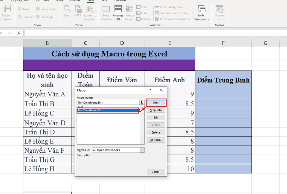Macro Excel - Ảnh 12