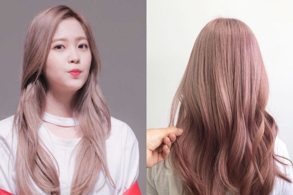 Nâu hồng ánh khói lạnh