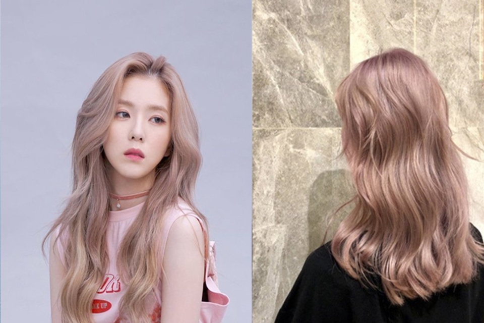 Nâu ánh hồng xám khói