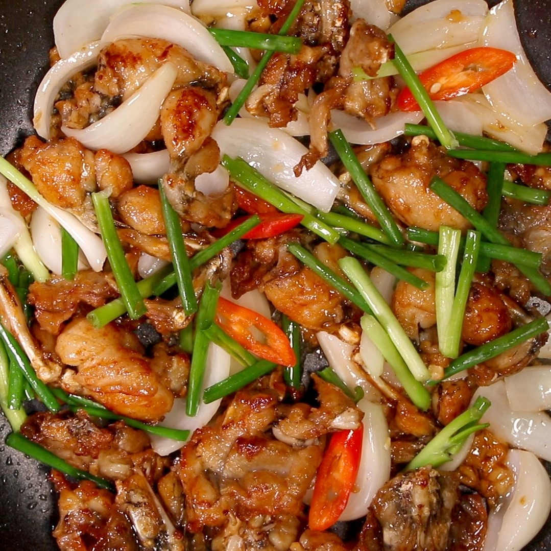 ếch chiên nước mắm 7