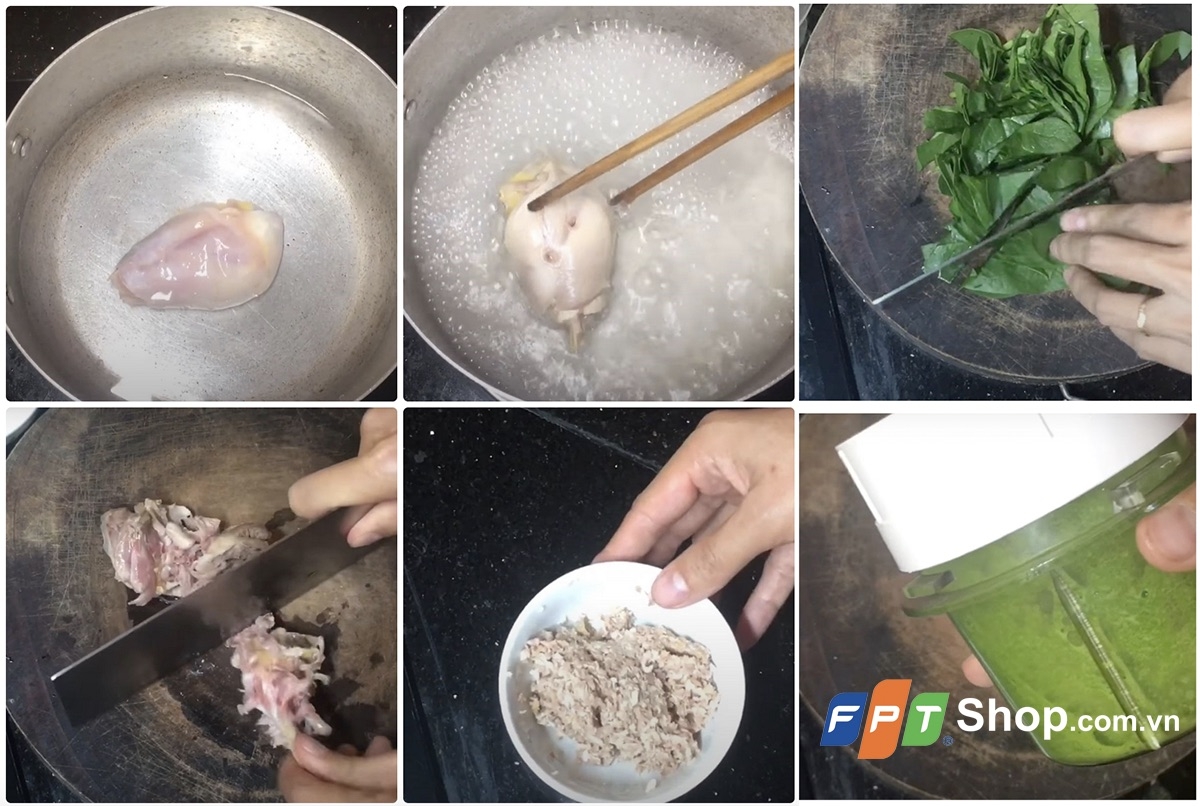 cháo gà cho bé - hình 2