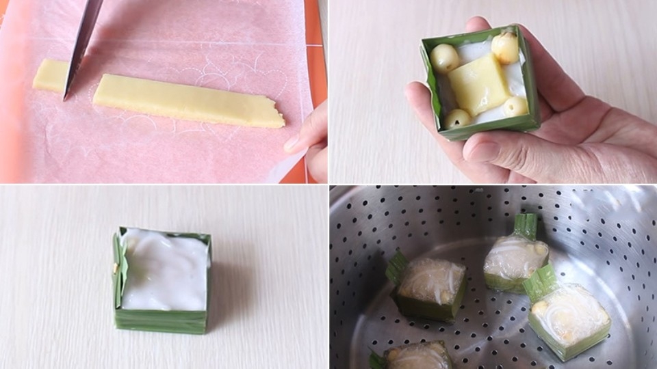 Bánh xu xê hạt sen đậu xanh