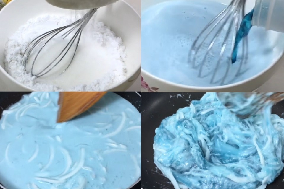 Làm vỏ bánh xu xê mochi