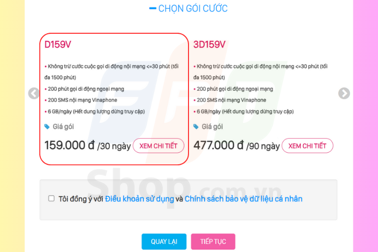 Chọn gói cước cho sim 0843 của bạn