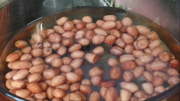 Ngâm các loại đậu và sơ chế nguyên liệu