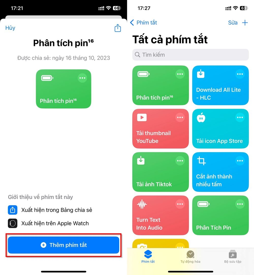 Cách kiểm tra tình trạng Pin trên iPhone bằng phím tắt 1