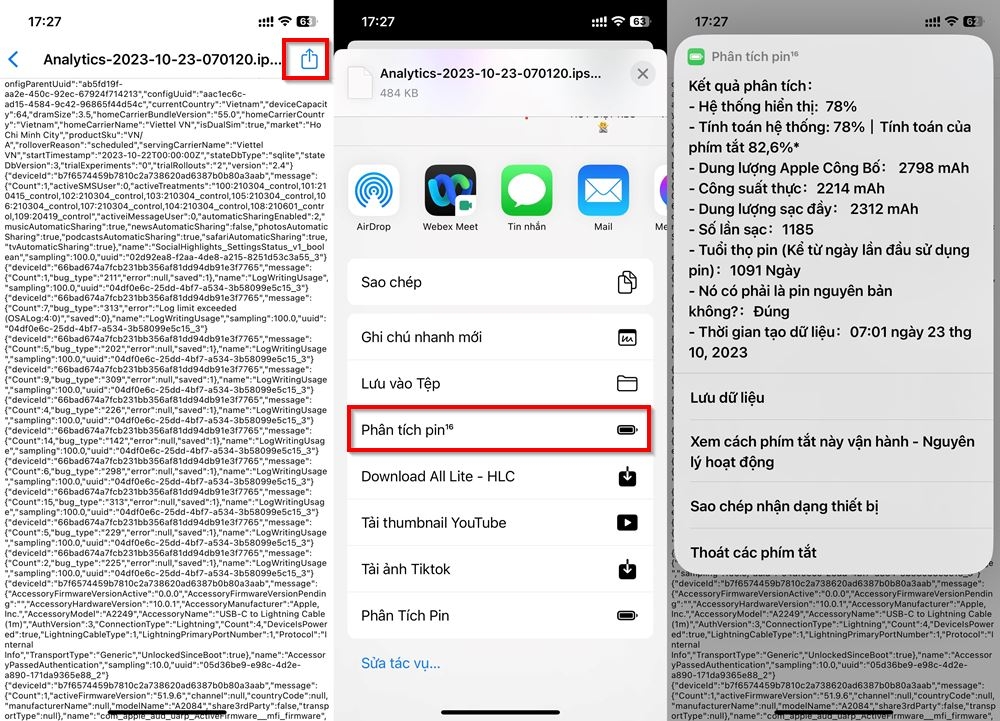 Cách kiểm tra tình trạng Pin trên iPhone bằng phím tắt 4