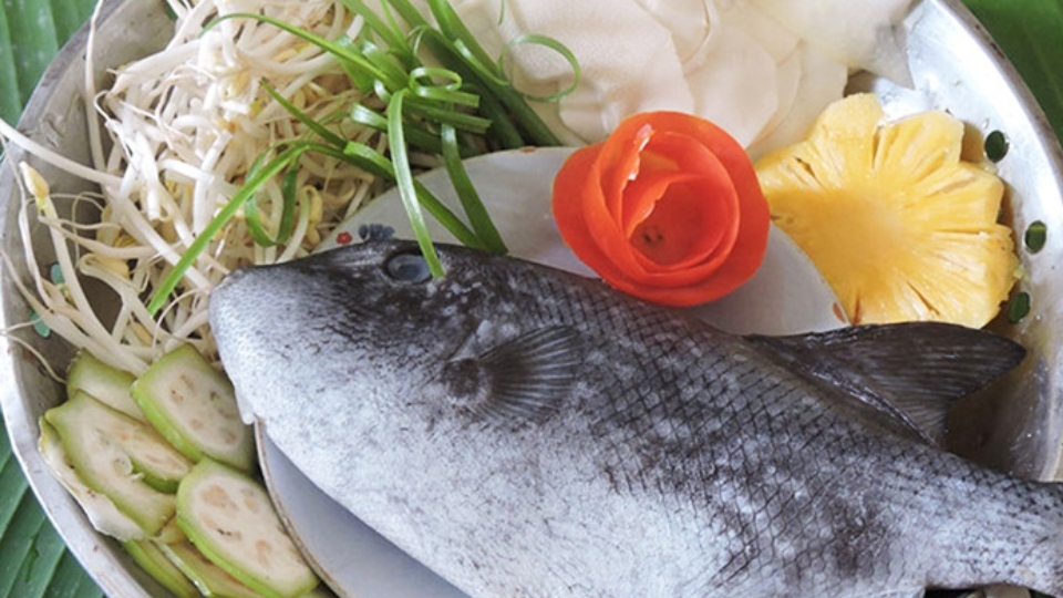 Nguyên liệu làm cá da bò nấu canh chua