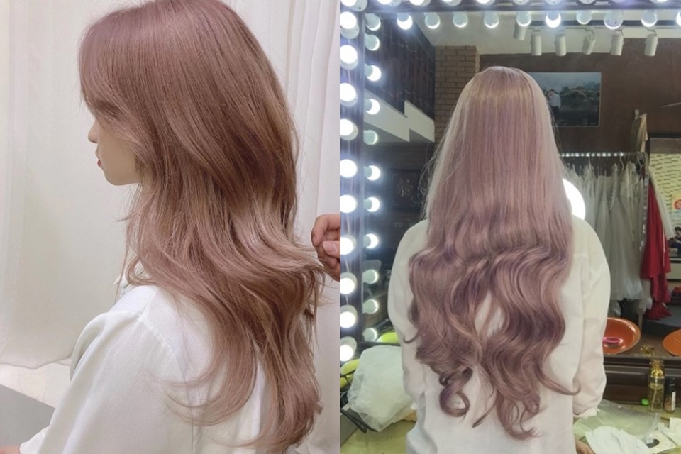 Màu vàng ánh tím