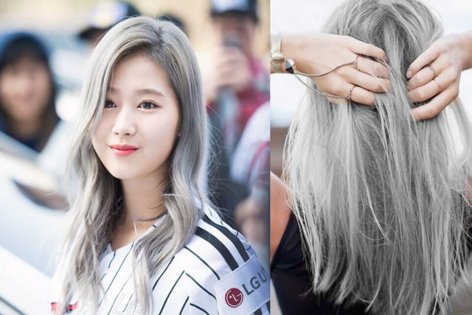 Màu xám lông chuột ombre