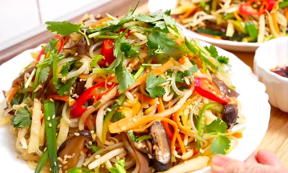 Miến trộn chay hấp dẫn