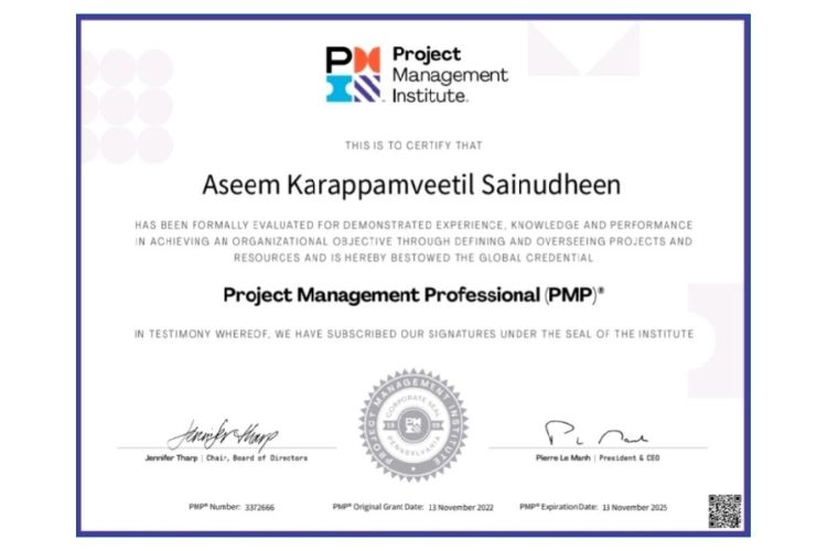 Chứng chỉ PMP khi trở thành Project Manager