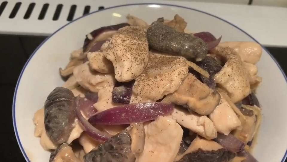 cách làm gà xào nấm 11