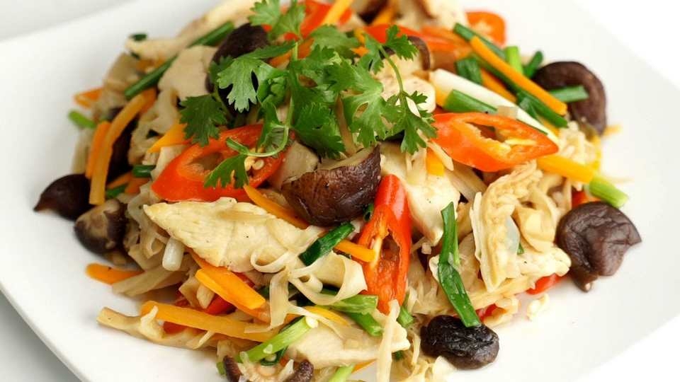cách làm gà xào nấm 19