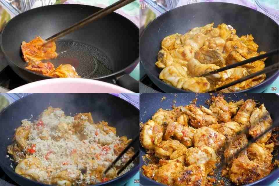 cách làm gà xào nấm 3