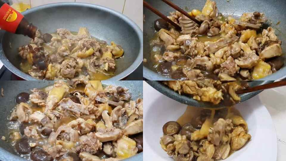 cách làm gà xào nấm 5