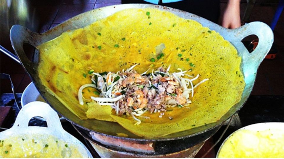 cách pha bột bánh xèo 5