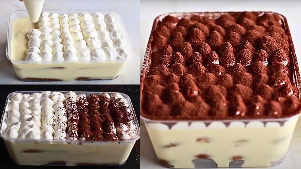 Trang trí bánh Tiramisu