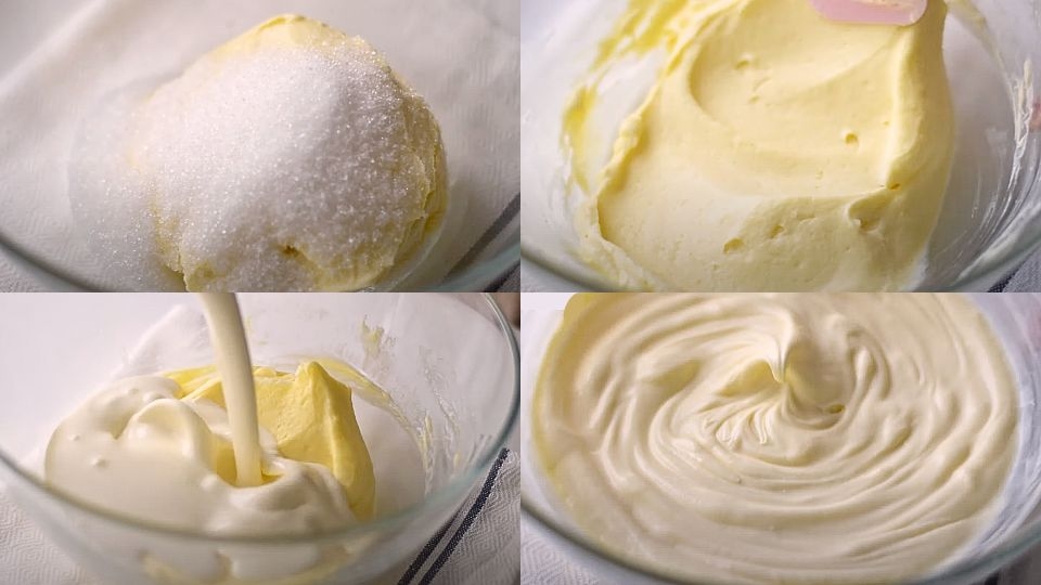 Chuẩn bị kem Tiramisu